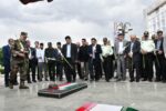 حضور سرپرست وزارت جهاد کشاورزی در گلزار شهدای گمنام مراغه