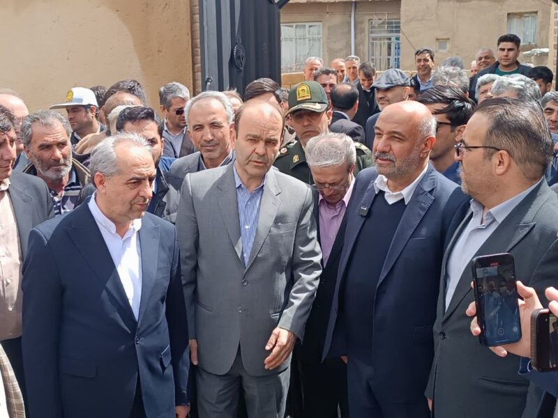 مراسم کلنگ زنی هنرستان کشاورزی طالقانی سراب